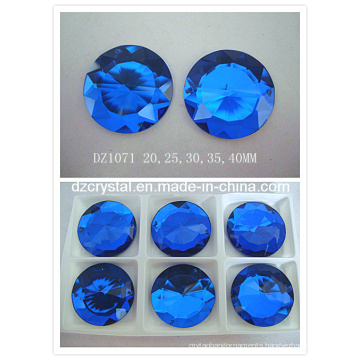 Round Shaped Glass Accessory for Clothing